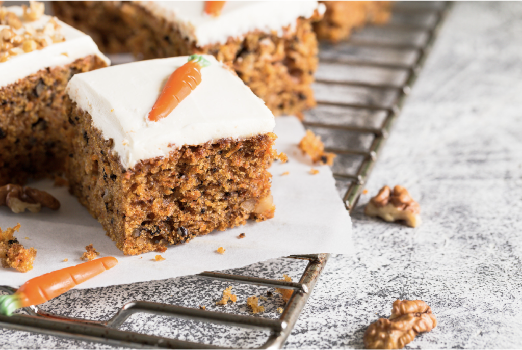 healthy carrot cake by sporos meals